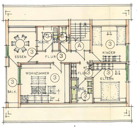 4 Zimmer Dachgeschosswohnung mit neuer Küche – Foto 10