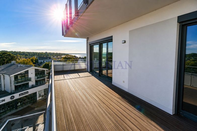 Premium-Penthouse mit fantastischem Meerblick, großer Dachterrasse und exklusiver Designausstattung – Südterrasse