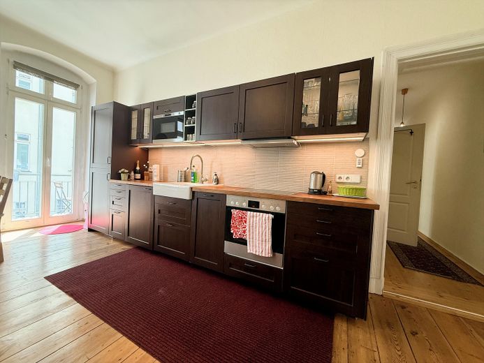 Provisionsfreie, bezugsfreie und gemütliche 2-Zimmer-Wohnung im Herzen von Berlin-Mitte – Küche