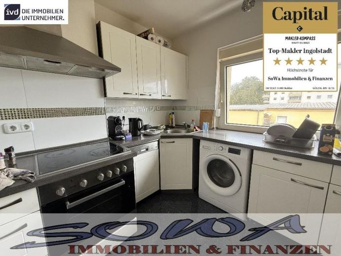 Appartamento di 3 locali vicino al centro con posto auto e balcone con una splendida vista a Neuburg - Un immobile del vostro partner immobiliare SOWA Immobilien und Finanzen – Foto 1