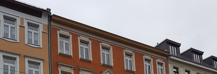 Schöne 1,5 Zimmerwohnung mit Balkon in Leipzig-Wahren – Straßenansicht