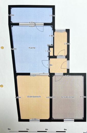 Appartement ancien rénové vacant avec balcon près de l’Eilenriede – Photo 9