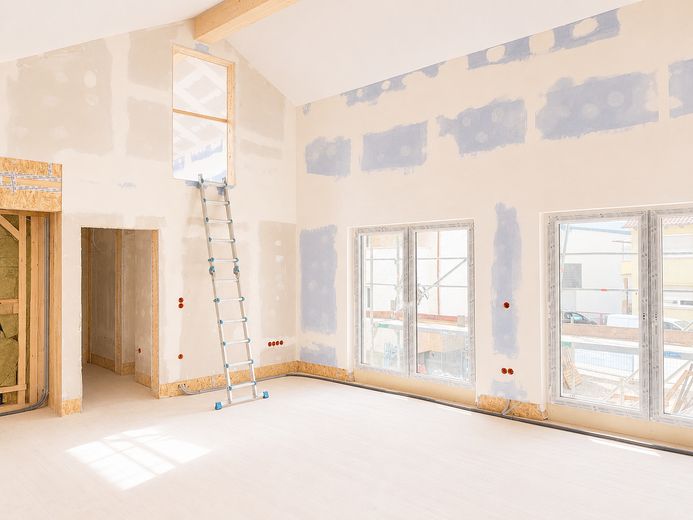 KfW-40 Zweifamilienhaus im Zentrum | Selbst wohnen & vermieten | Erstbezug – Maisonette Wohn_Esszimmer