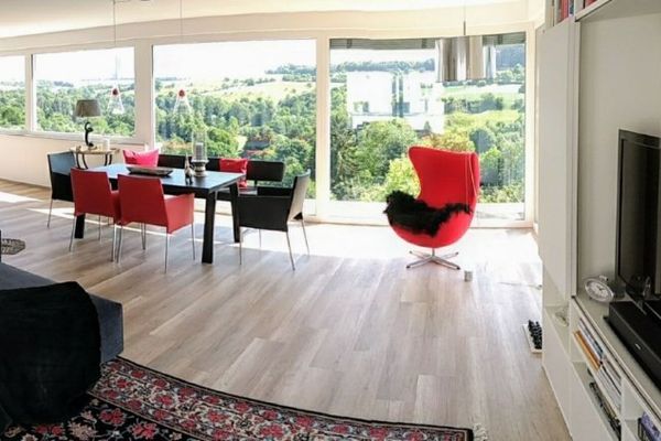 Droompenthouse boven de daken van Ulm – modern, zo goed als nieuw, energiezuinig