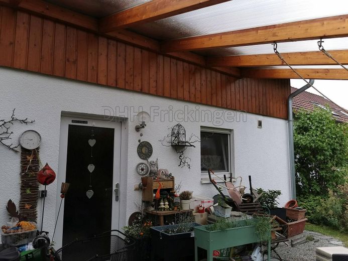Überdachter Hauseingang