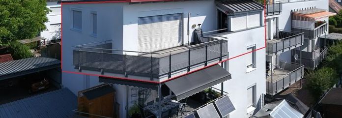 2-Zimmer-Penthouse-Wohnung mit großer Terrasse in Rheinfelden