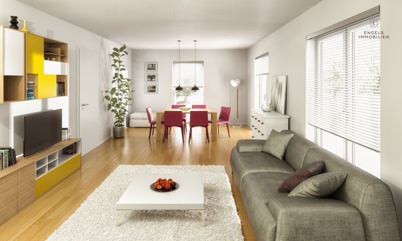 Stadthaus zum Wohlfühlen mit Keller in Waldbröl - Energiesparhaus EH 55 GEG – Flair-124-Wohnzimmer-Style