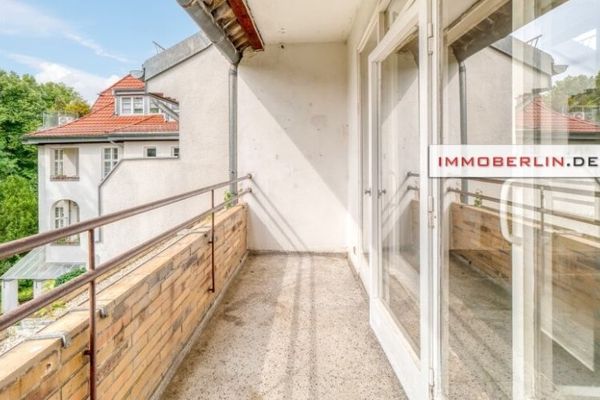 IMMOBERLIN.DE - Posizione ricercata! Appartamento da ristrutturare con loggia esposta a sud-est