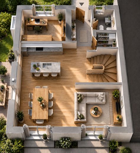 Projektiertes Baugrundstück | moderne DHH ca. 146 m² | provisionsfrei – EG