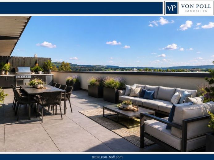Oben angekommen - Penthouse mit 60qm Dachterasse und Weitblick – Foto 1