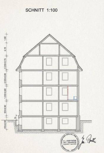 Casa plurifamiliare a Kempten, Sankt Mang con 8 appartamenti, 3 garage e potenziale di ampliamento – Schnitt Haus