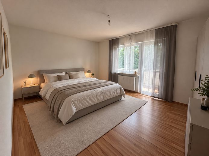 Casa bifamiliar atractiva – ideal para familias o inversores – Schlafzimmer-visualisiert