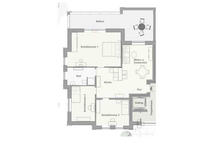 Lichtrijk 4-kamerappartement met groot balkon in de villawijk – Foto 11
