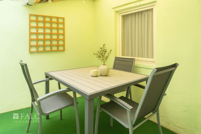 Einfamilienhaus mit viel Potenzial in Doveren ! – Homestaging Terrasse