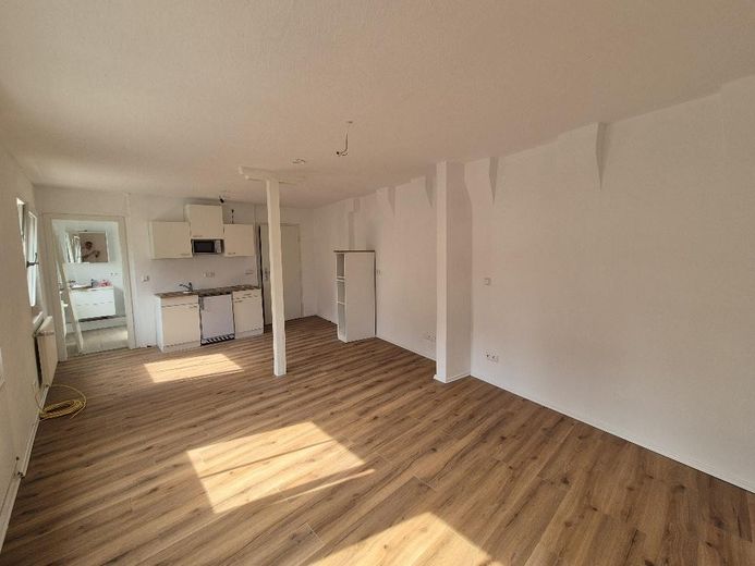 Zweifamilienhaus zur Miete in Pflugfelden – frisch saniert, ab sofort – EG 1,5 Zimmer Apartment
