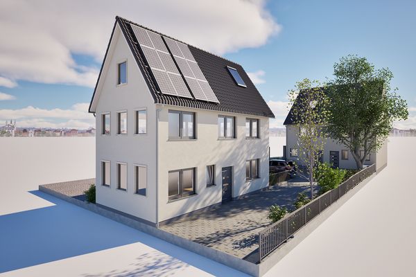 Casa nueva de ensueño en el núcleo antiguo de Herxheim – 2 casas adosadas modernas
