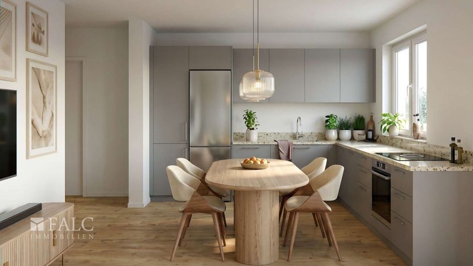 Mehr drin - von Anfang an: Etagenwohnung mit Komfort, Stil und Ausblick! – Essen_Küche_Beispiel