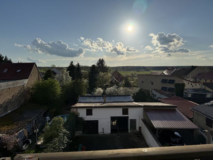 Blick vom Balkon