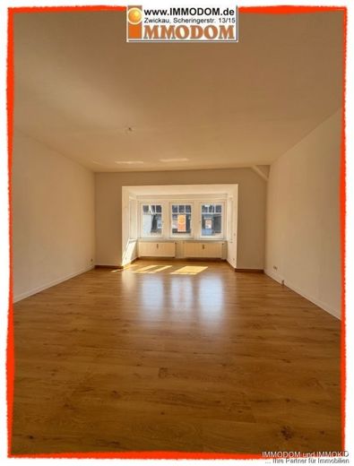 3-Zimmer-Wohnung in Zwickau-Nordvorstadt, herrschaftliches Wohnen mit großer Wohnküche, Erker und 2 Balkonen! – Wohnen