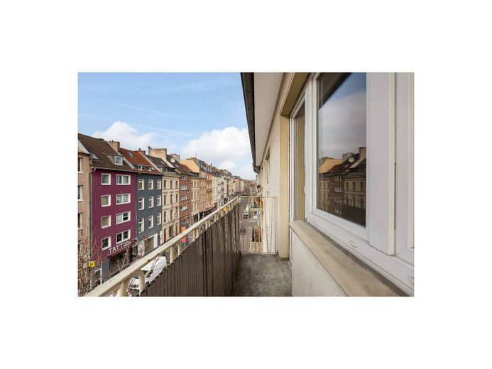 EBK ve 2 BALKONLU, Köln Südstadt'ta modern 2,5 odalı daire – Ansicht I: Balkon I