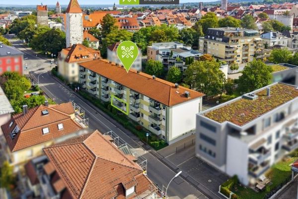 360°| Libero da subito! Luminoso appartamento di 3 locali con balcone in posizione centrale a Ravensburg