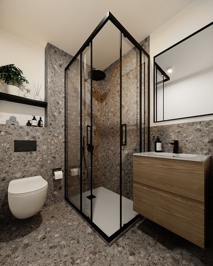 Da personalizzare ora: 3 locali completamente ristrutturato con loggia esposta a sud – Giesing | senza provvigione – Badezimmer
