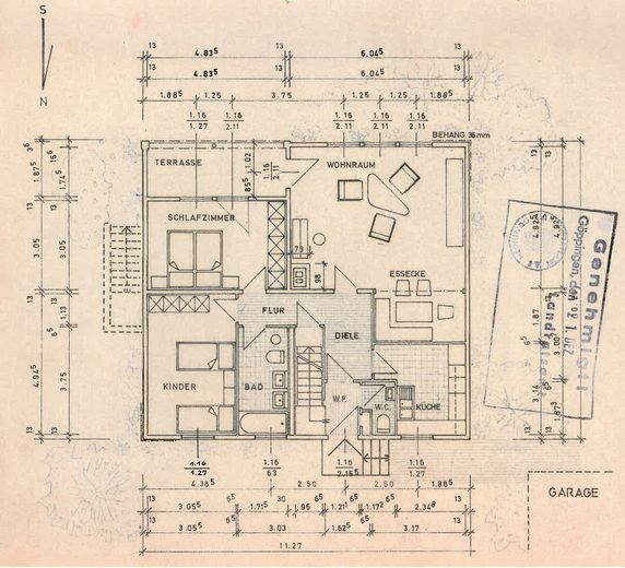 Raum für Familie – Charmantes Einfamilienhaus mit Terrasse und Vollkeller – Grundriss Erdgeschoss