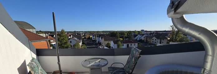 Loggia Blick nach Lämmerspiel