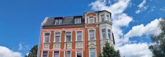 Für Kapitalanleger mit 8,5 % Rendite - gepflegte 2-Raum-Wohnung mit Balkon in Plauen zum Verkauf