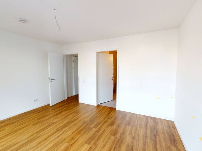 ++Exklusiv wohnen: top-moderne 3-Zimmer-Wohnung mit EBK, Balkon & 2 Bädern++ – Ansicht II: Schlafzimmer II