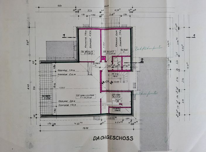 Dachgeschoss Grundriss