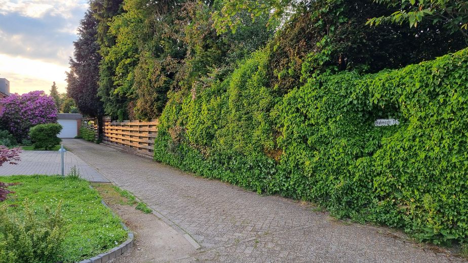 Erschließung über Privatstraße