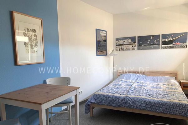 Centrale – Appartamento arredato di 1 locale a Lübeck-St.Lorenz Süd con bagno con doccia