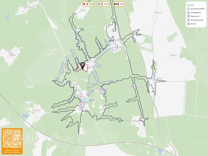 ***Einfamilienhaus mit Charme und vielseitigem Nebengelass*** – Lageplan