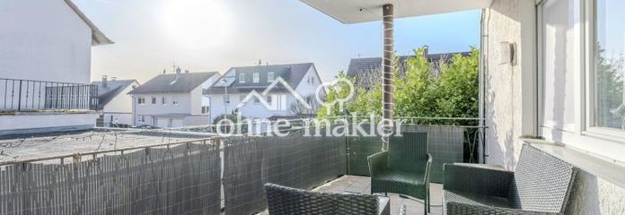 Sanierte 3-Zimmer-Wohnung mit großem Balkon & Einbauküche in Oberstenfeld