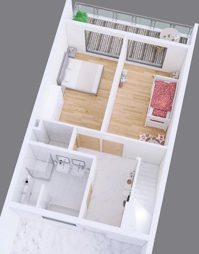 Grundriss 1. OG - 3D Pläne