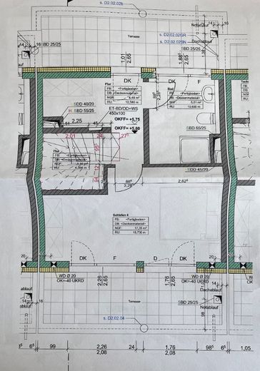 August Provisionsfrei! Stadthaus 5 Zi., 2 Bäder, 2 Dachterrassen, 2 TG – Energie A, Bezug Dez. – 2.OG