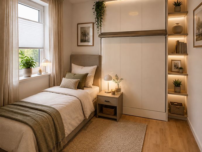 Investment oder Selbstbezug im Münchner Südosten – möbliert, noch gut vermietet, provisionsfrei! – Schlafzimmer