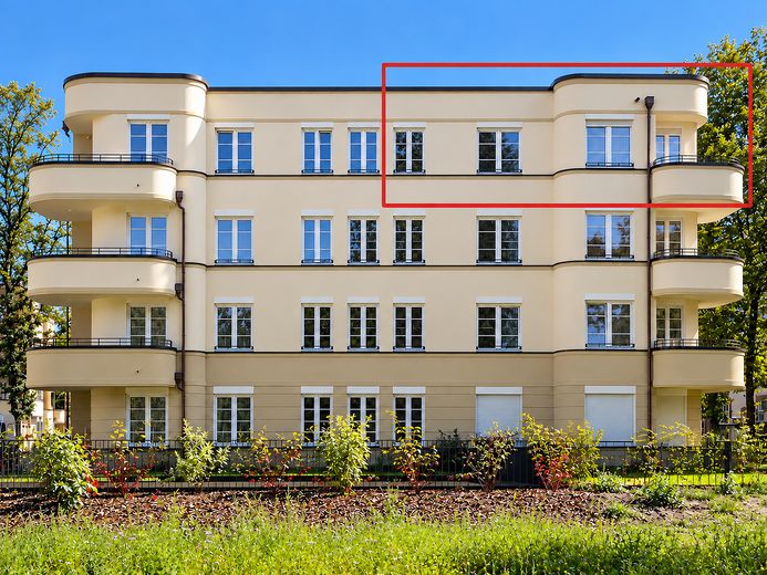 Traumhafte Dachgeschosswohnung (mit Aufzug) in Süd-/Westausrichtung zum Sofortbezug – Villa "Amalia"