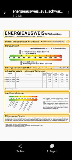 Energiebedarfsausweis