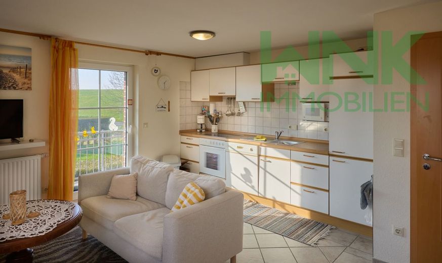 Ruhige Maisonettewohnung mit Balkon 
in Deichnähe – Küche