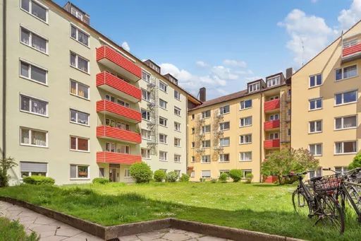 WG-Zimmer in attraktiver Stadtlage - Lenaustraße 8, München / 5.OG / Zi.3 – Außenansicht