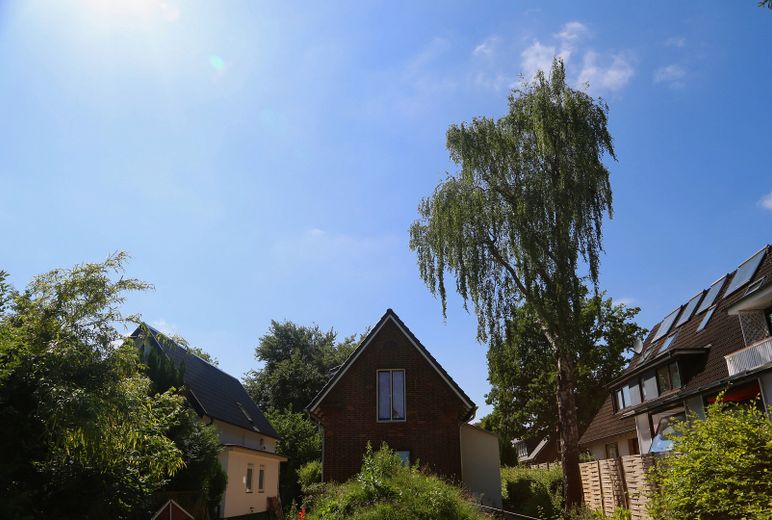 Groß Flottbek: 2,5 Zimmer mit kl. Garten in grüner Lage (WG 1) – Ausblick West