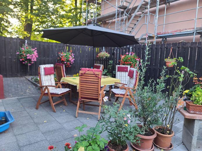 Sitzgruppe im Garten