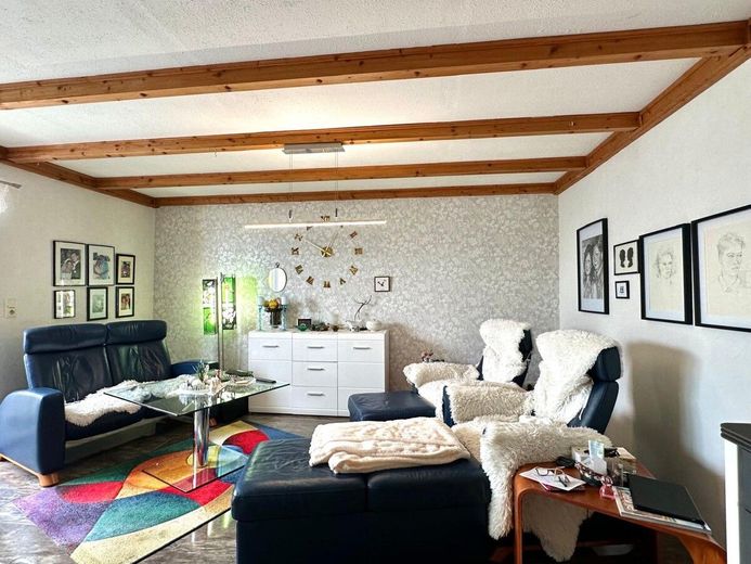 HORN IMMOBILIEN ++ gemütliches Zuhause in Wilsickow bei Pasewalk, ruhige Lage! – Wohnzimmer