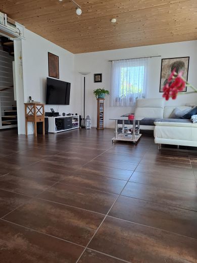 Energy-efficient passive house in a quiet location – Wohnzimmer