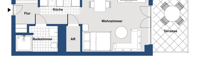 Grundriss Penthouse-Apartment
