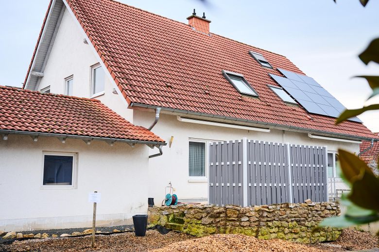 Haus Aussenansicht West