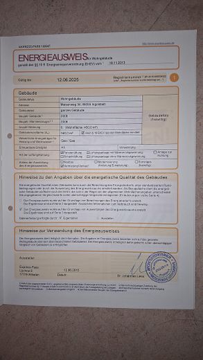 Energieausweis Seite 1