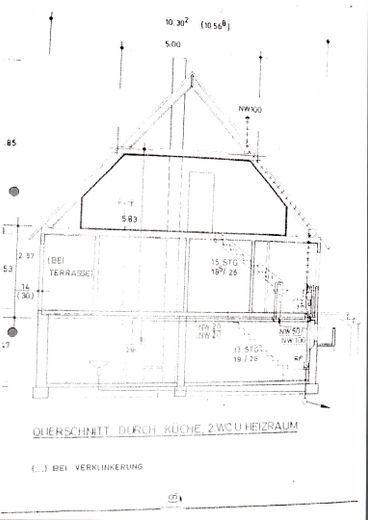 Querschnitt 2Fam. Haus